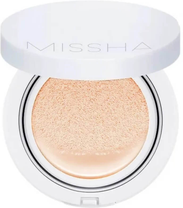 Увлажняющий тональный кушон для лица SPF50+ PA+++ «Magic Cushion Moist Up», оттенок 21 | Missha