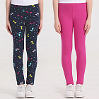 ярко-розовый12+разноцветные кошки на темно-синем