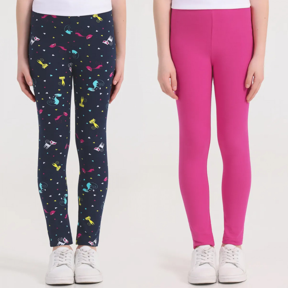 Комплект легинсов для девочек | Ассорти | Апрель