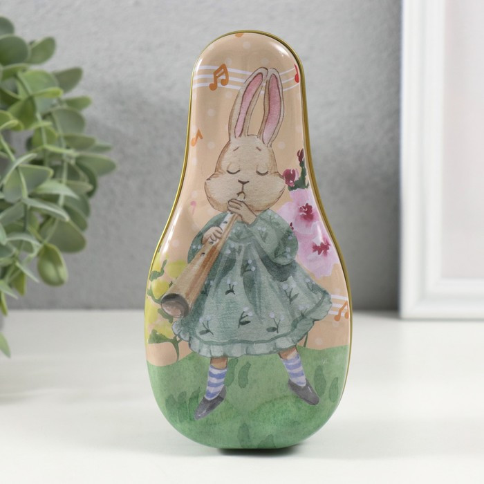 Шкатулка для украшений «Заяц-музыкант»