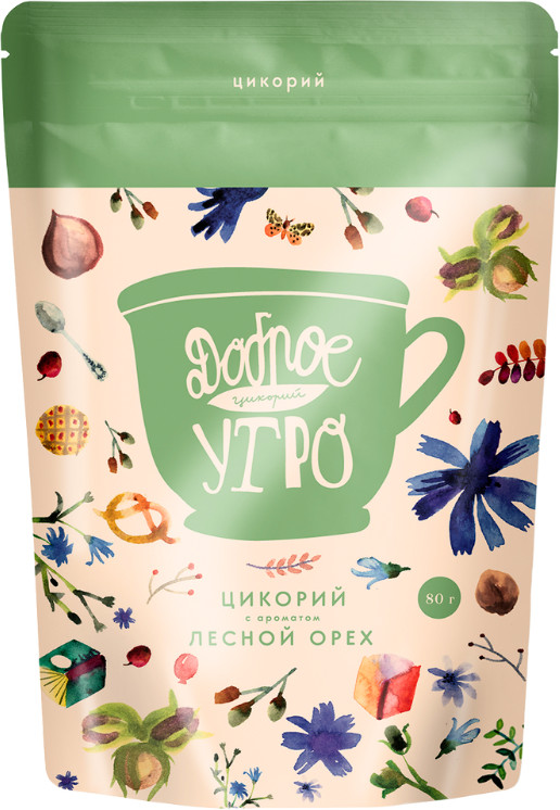 Цикорий натуральный растворимый «Лесной орех» | Доброе утро