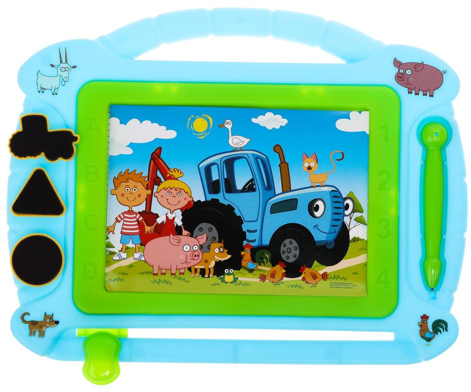 Доска для рисования магнитная | Синий трактор | Играем вместе