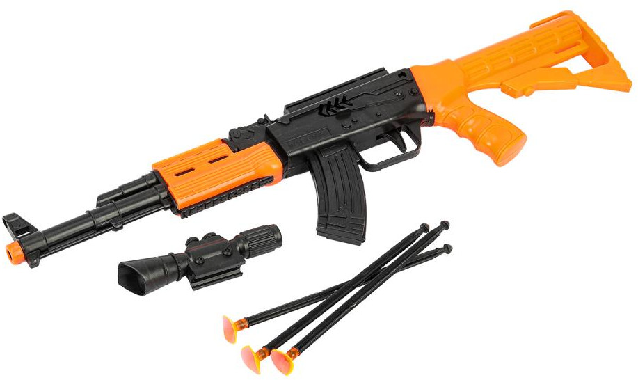 Автомат с присосками игрушечный | Играем вместе