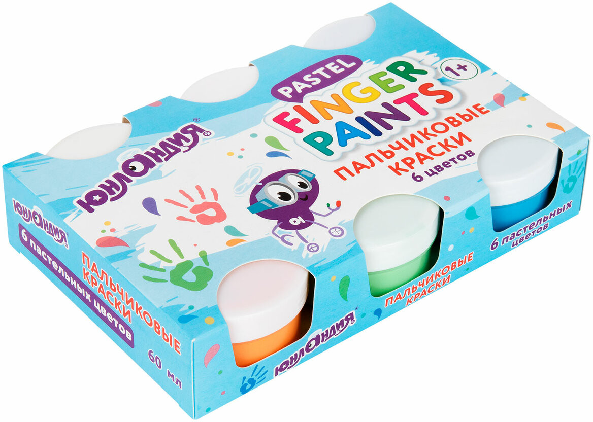 Краски пальчиковые для малышей | Юнландия