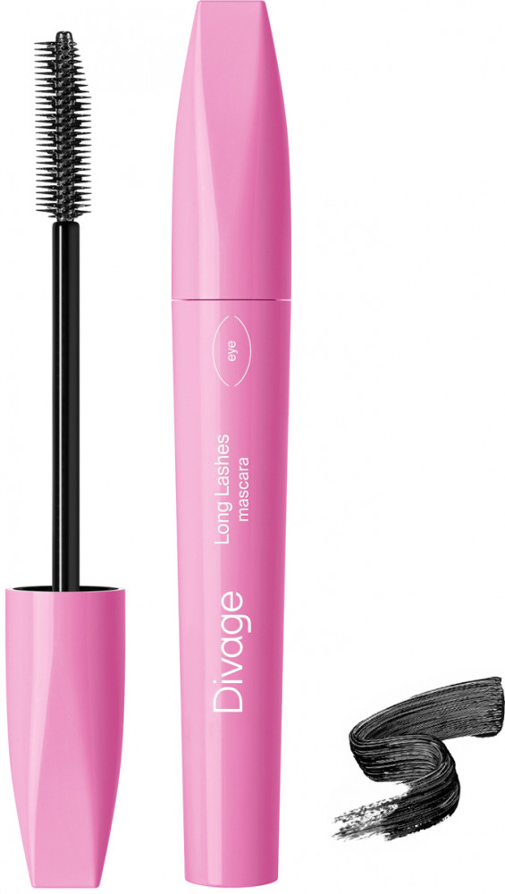 Тушь для ресниц «90×60×90 Longlashes», оттенок 7501 Черный | Divage