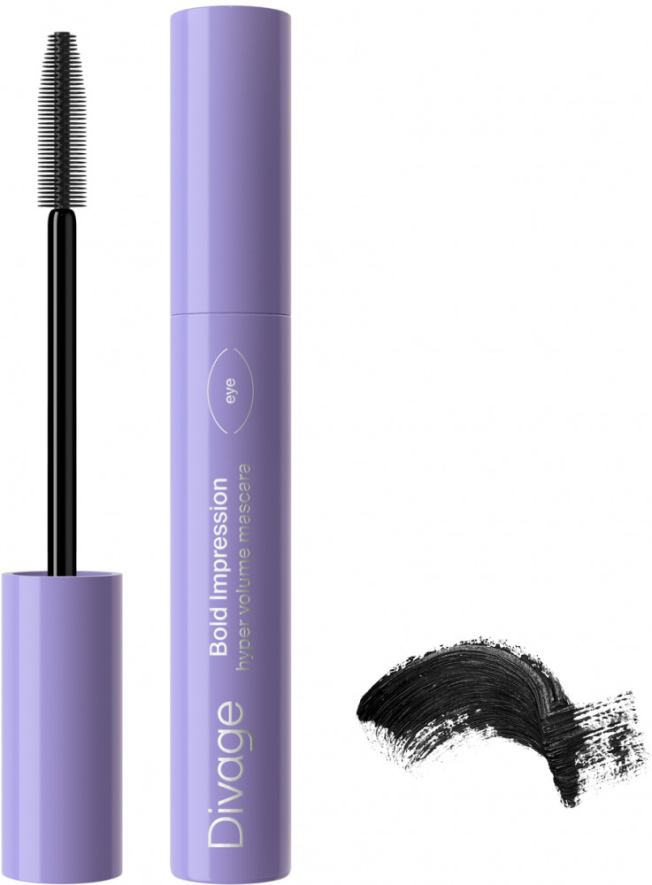 Тушь для ресниц «Bold Impression», оттенок 01 Черный | Divage