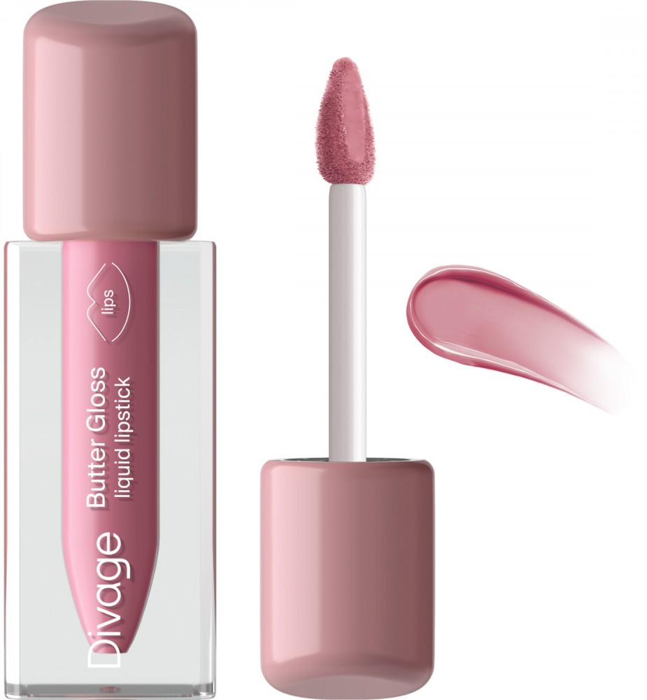 Помада для губ «Butter Gloss Liquid Lipstick», тон 06 Бежево-розовый | Divage