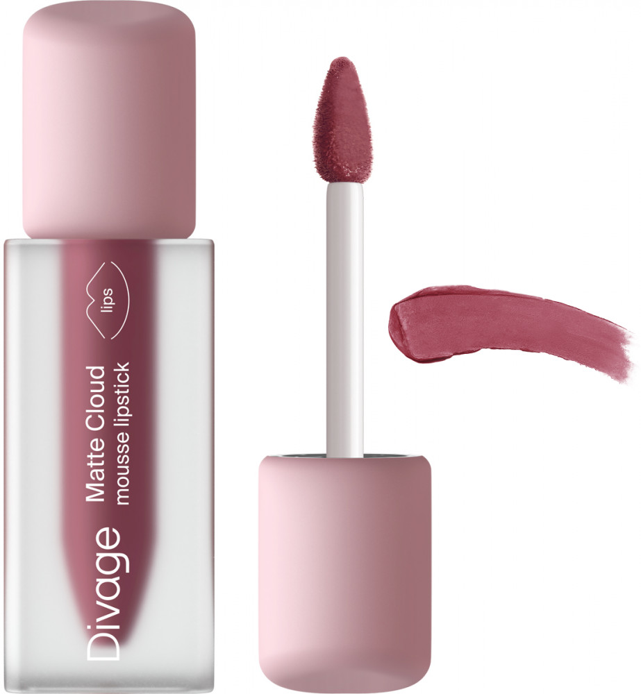 Помада для губ «Matte Cloud Liquid Lipstick», тон 07 Винный | Divage