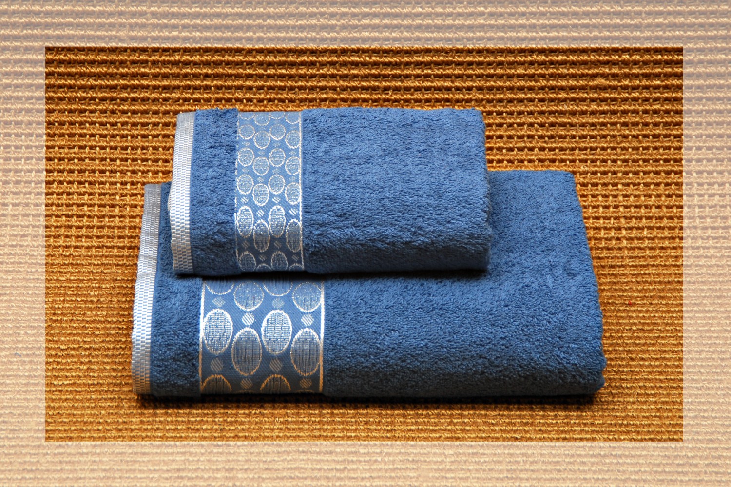 Полотенце махровое гладкокрашеное "Tondo" (Cleanelly, 50х90, цвет темно-синий) | Tondo | ДМ Текстиль