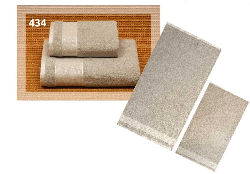 Полотенце махровое гладкокрашеное "Tondo" (Cleanelly, 50х90, цвет "пыльный") | Tondo | ДМ Текстиль