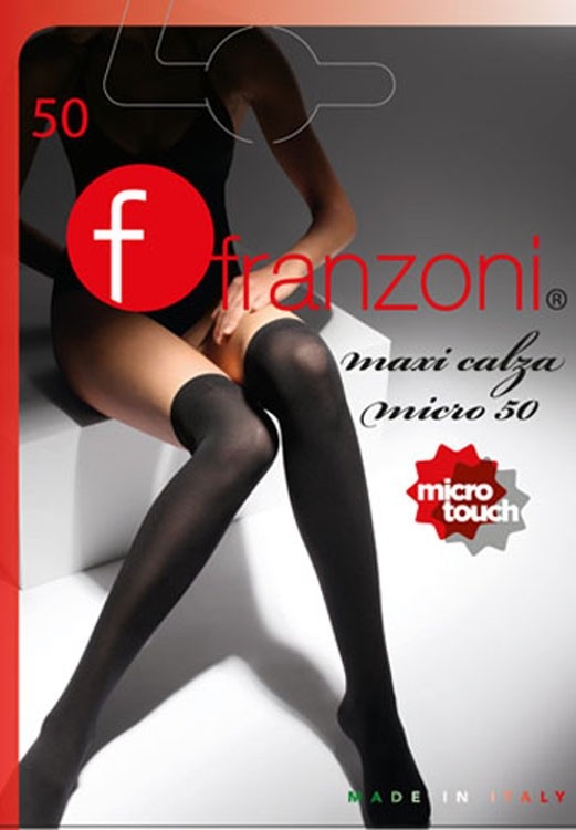 Гольфы выше колена "Maxi calza Micro 50" (rosa, 50 Den) | Franzoni