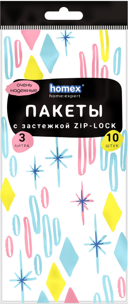 Пакеты зип-лок для заморозки и хранения «Очень Надёжные» | Homex