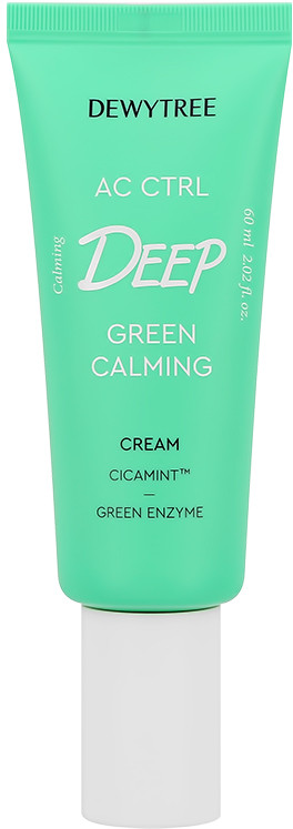 Крем для лица с экстрактом центеллы азиатской и перечной мяты «Green Calming Cream Special» | AC Ctrl Deep | Dewytree