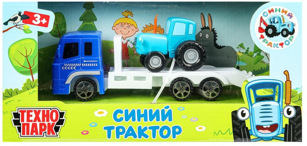 Набор игровой «Синий Трактор с автоперевозчиком» | Синий трактор | Технопарк