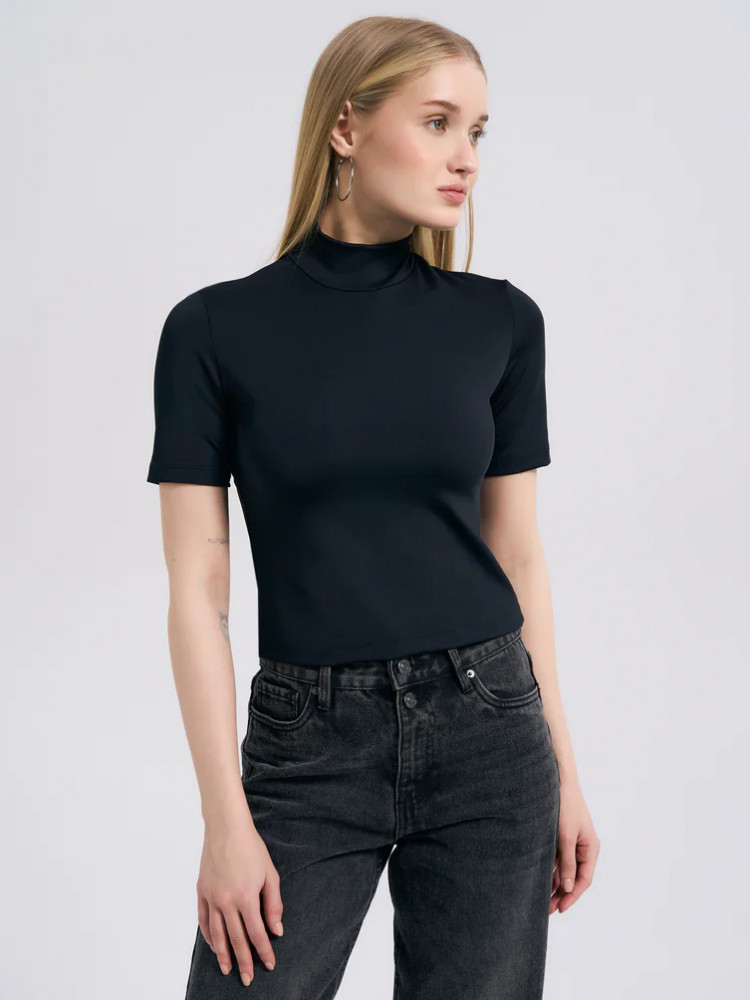 Водолазка с коротким рукавом женская | ТВОЕ