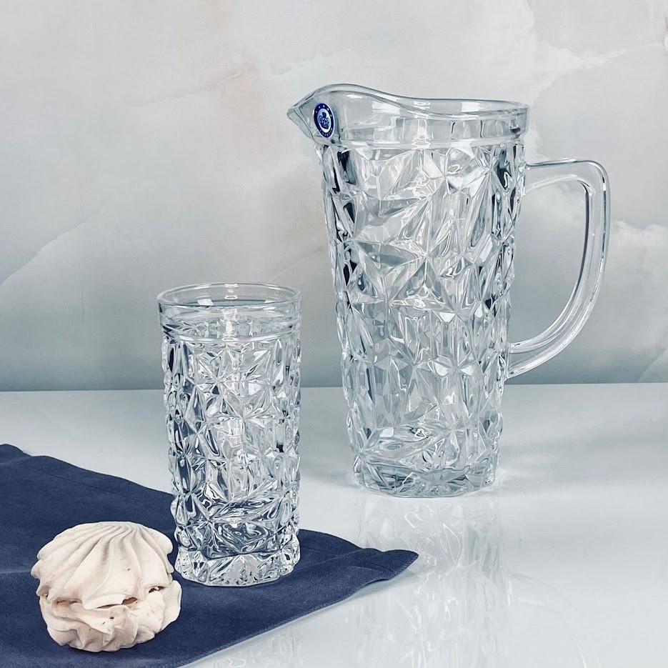 Набор для напитков из кувшина и стаканов «Color» | Color | Lenardi