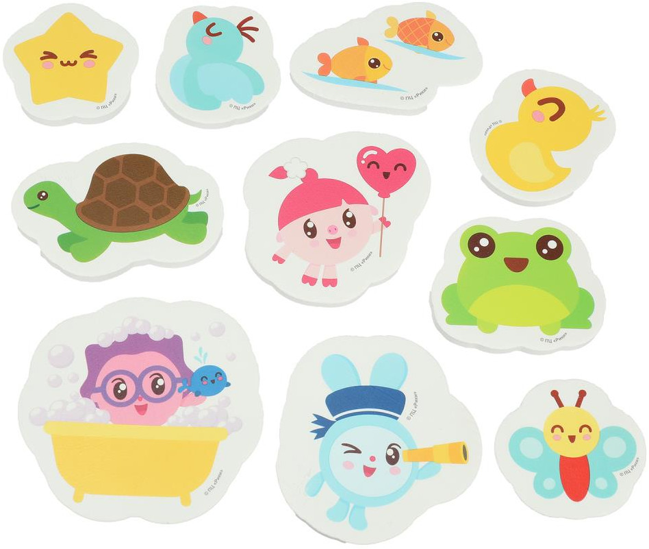 Набор стикеров для ванны «Малышарики» | Малышарики | Капитошка
