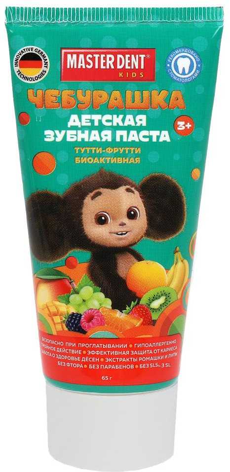 Зубная паста для детей «Чебурашка» | Master dent