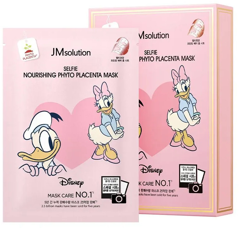 Набор масок для лица «Nourishing Phyto Placenta Mask» | Disney selfie | JMsolution