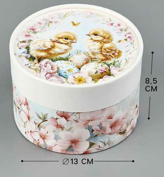 Коробка подарочная «Пасхальные цыплята» | Дарите Счастье