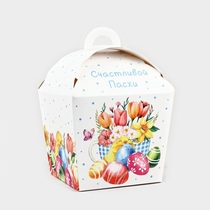 Коробка складная «Счастливой Пасхи» | Дарите Счастье