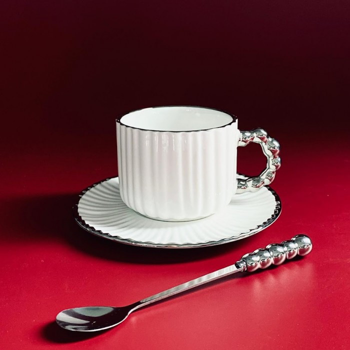 Чайная пара с ложкой | Lenardi