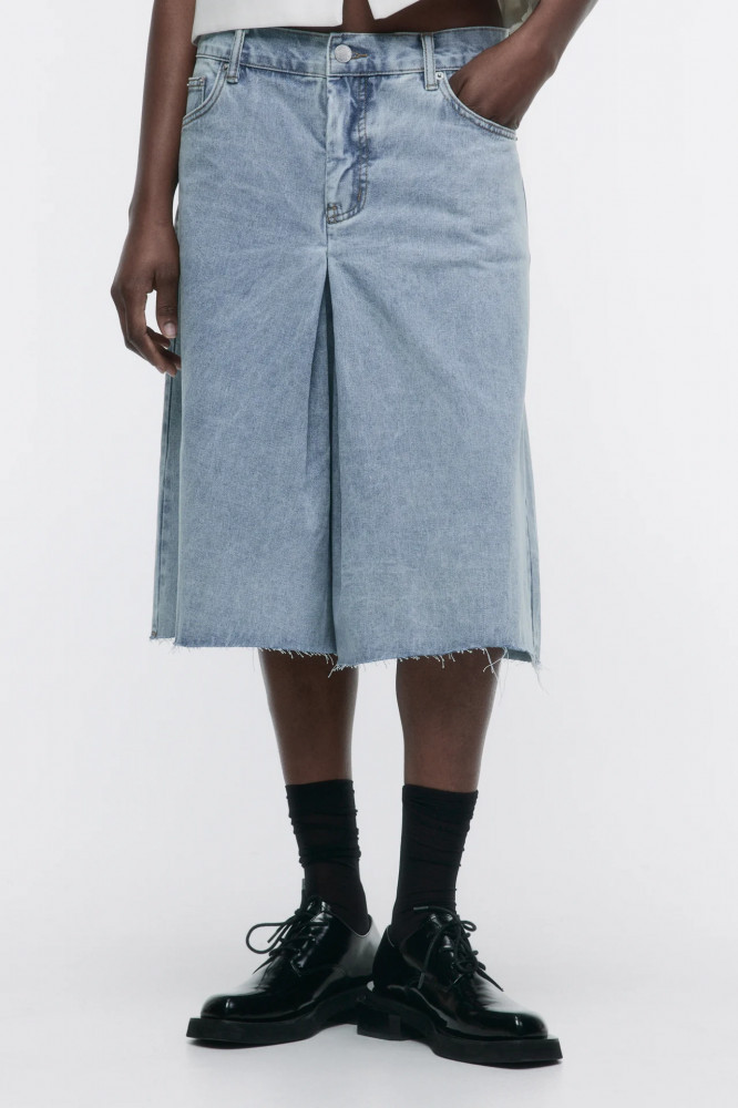 Шорты-бермуды джинсовые женские | Befree