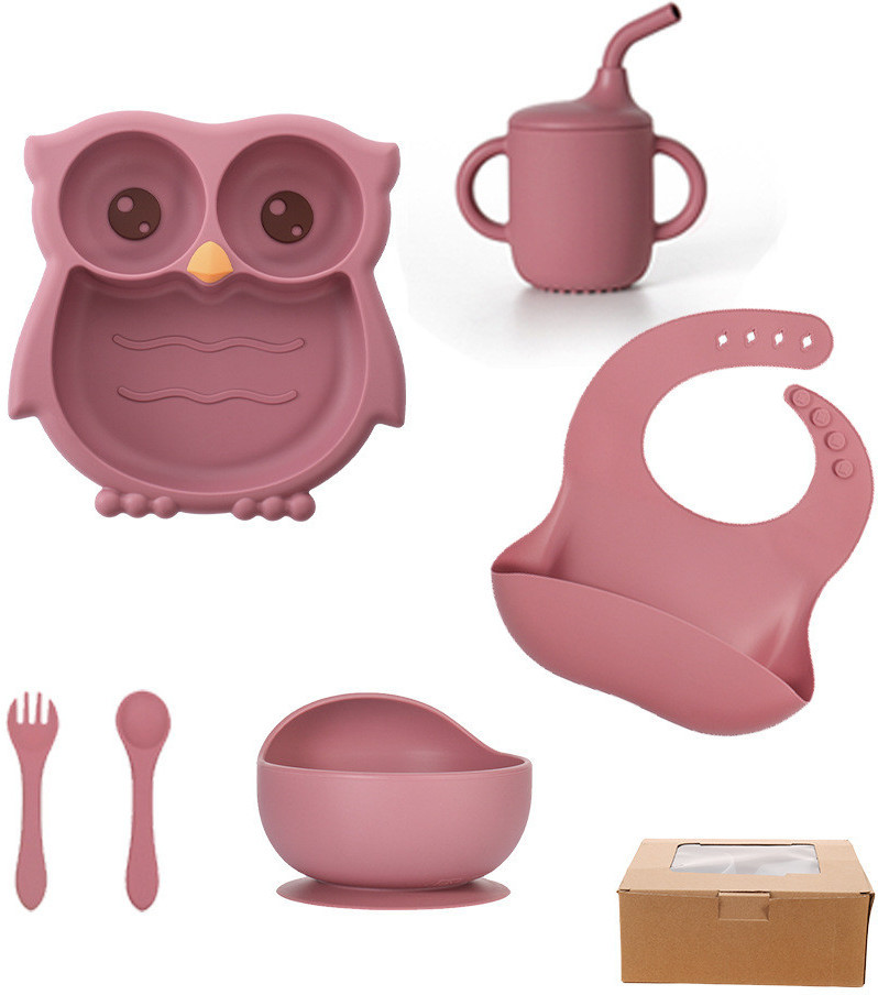 Набор детской посуды «Совёнок»