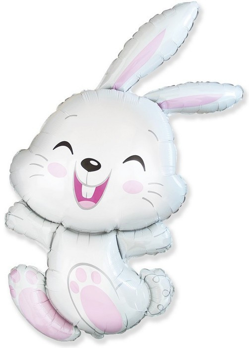 Шар воздушный фольгированный «Зайка» | Flexmetal