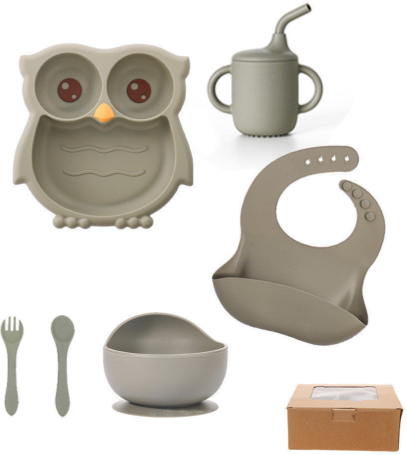 Набор детской посуды «Совёнок»