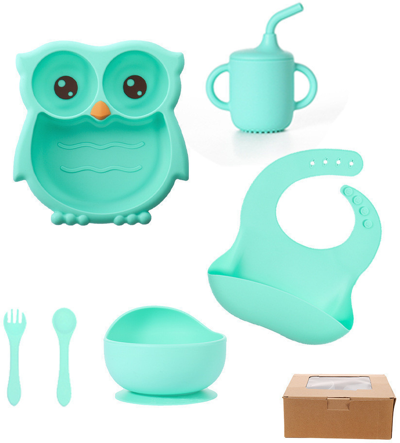 Набор детской посуды «Совёнок»