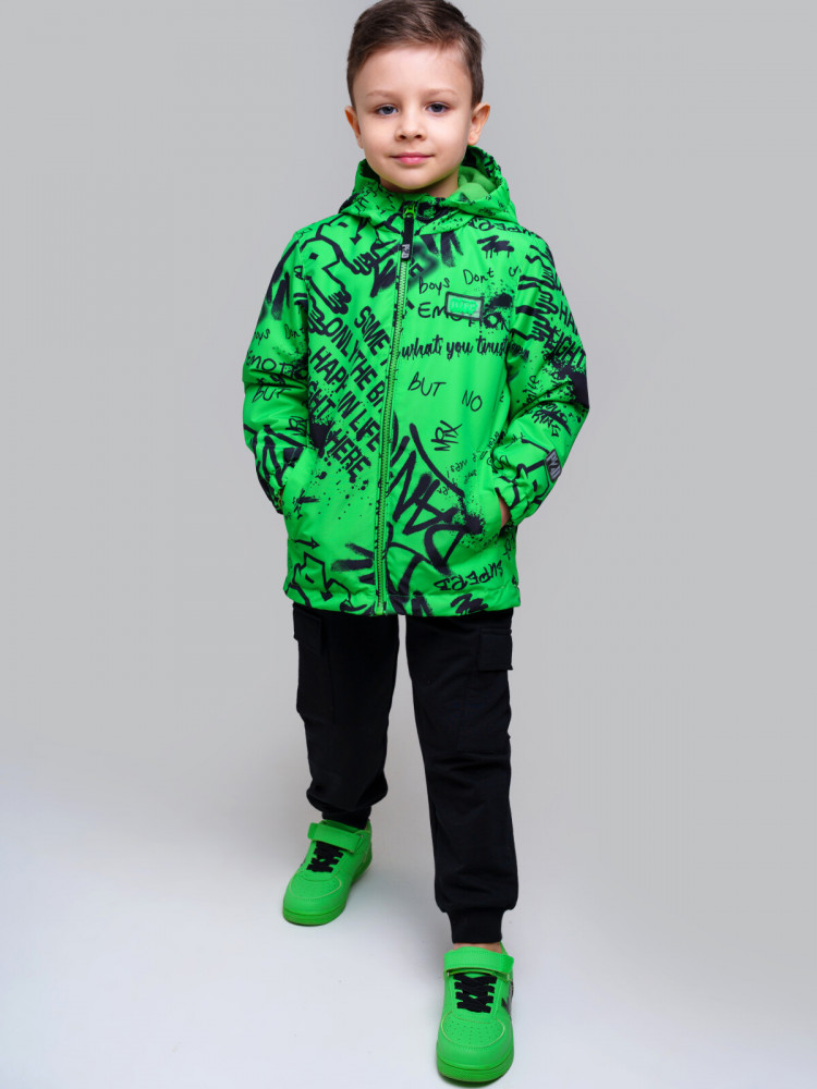Ветровка с полиуретановым покрытием для мальчиков | Emotion | PlayToday
