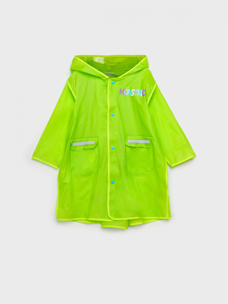 Дождевик из полимерного материала для мальчиков | Monstric | PlayToday