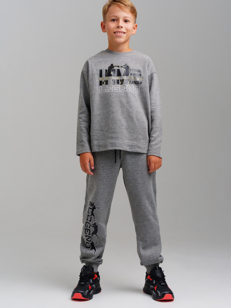 Комплект для мальчиков: футболка с длинными рукавами, брюки | Pro boxing | PlayToday