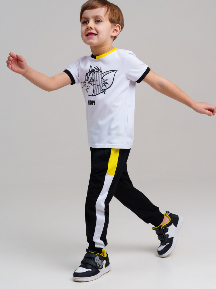 Комплект для мальчиков: футболка, брюки | Play & Joy | PlayToday