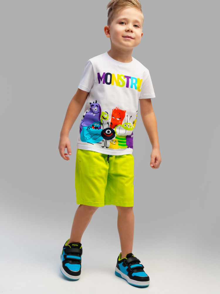 Комплект для мальчиков: футболка, шорты | Monstric | PlayToday