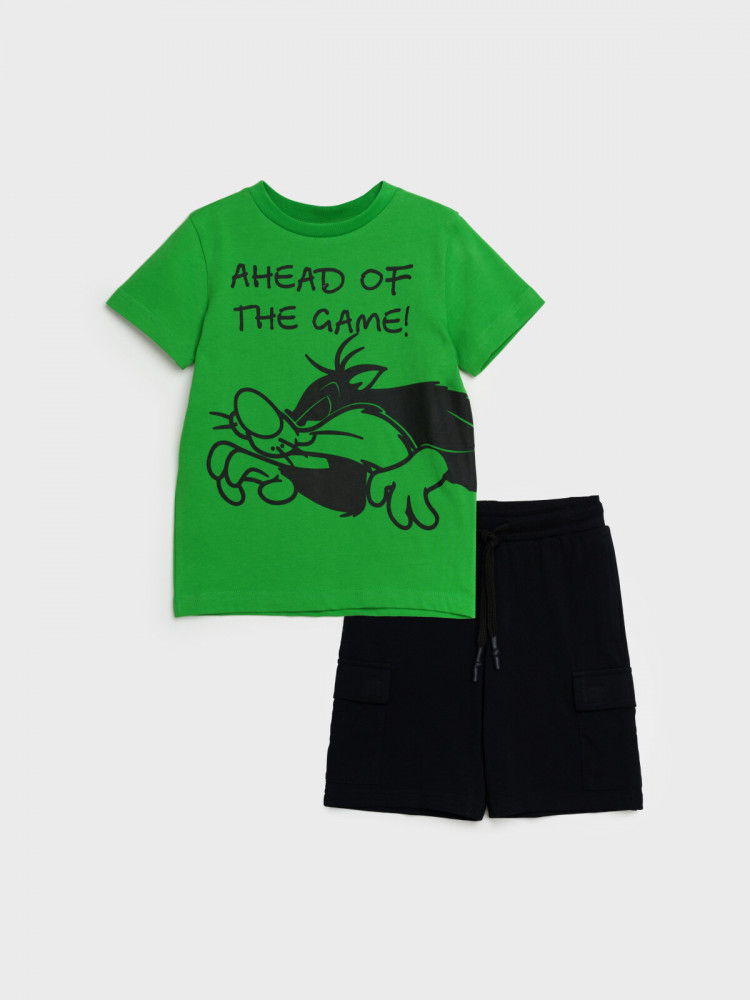 Комплект для мальчиков: футболка, шорты | Emotion | PlayToday
