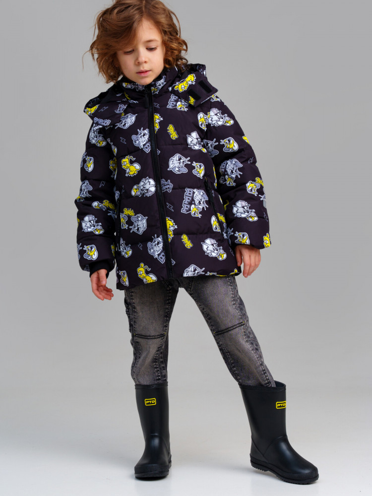 Куртка с полиуретановым покрытием для мальчиков | Play & Joy | PlayToday