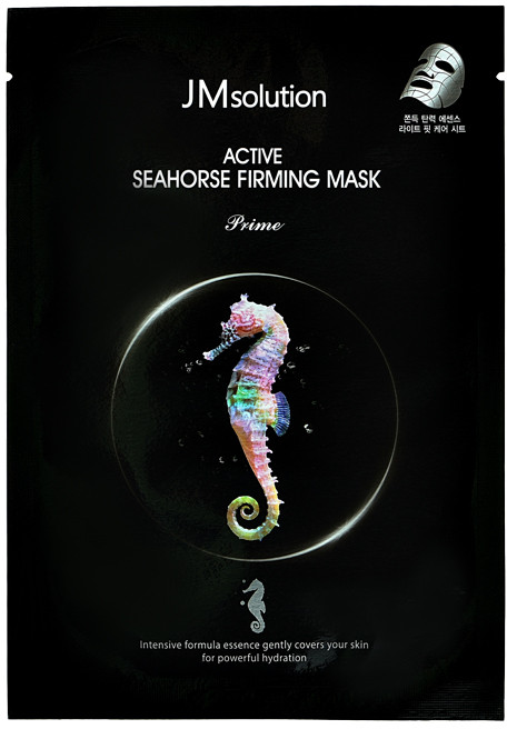 Маска для лица тканевая с экстрактом морского конька «Aсtive Seahorse Firming Mask Prime» | JMsolution