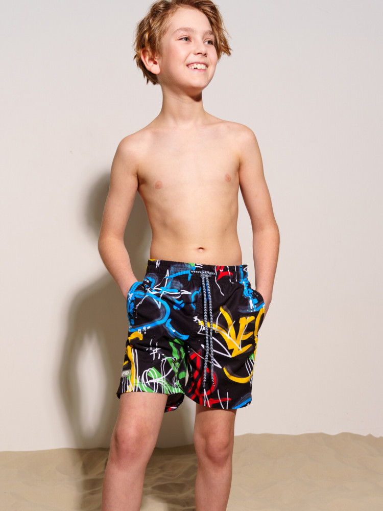 Шорты плавательные для мальчиков, длинные | Swimwear | PlayToday