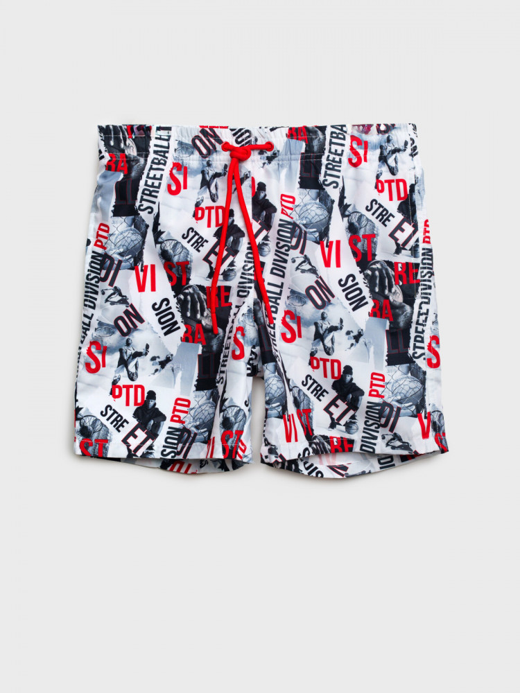 Шорты плавательные для мальчиков, длинные | And 1 | PlayToday