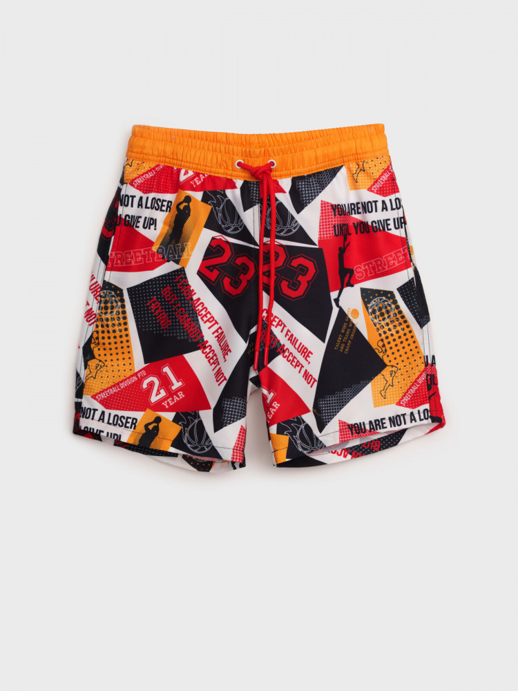 Шорты плавательные для мальчиков, длинные | And 1 | PlayToday