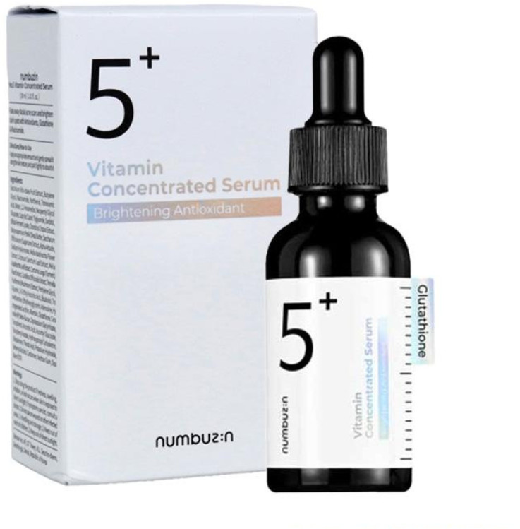 Осветляющая витаминная сыворотка «No.5 Vitamin Concentrated Serum» | Numbuzin