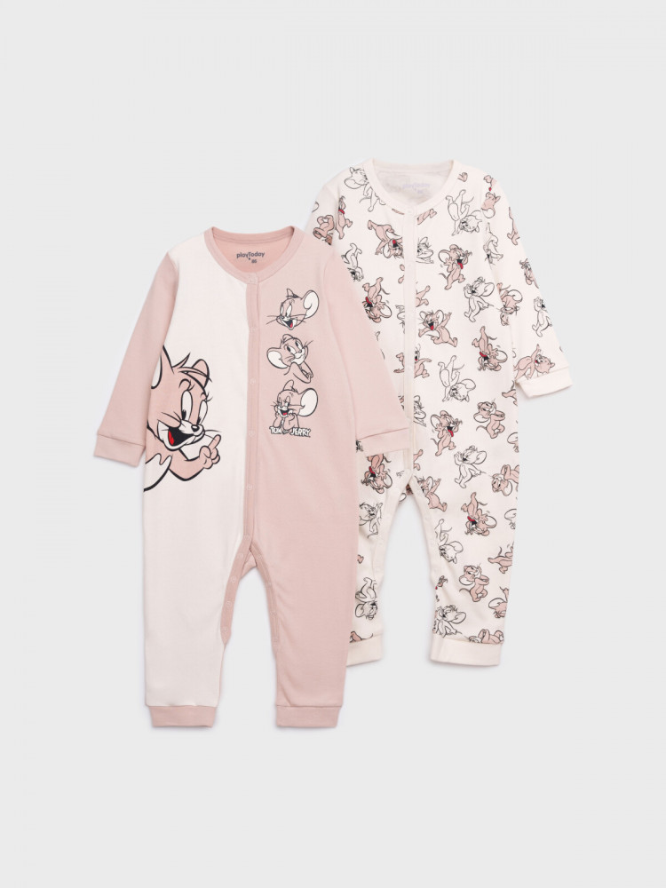 Комплект комбинезонов для девочек | Play & Joy | PlayToday