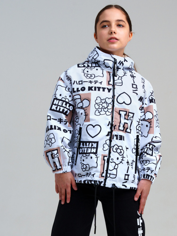 Ветровка с полиуретановым покрытием для девочек | BONJOUR | PlayToday