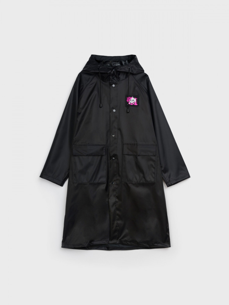 Дождевик с полиуретановым покрытием для девочек | Emotion | PlayToday