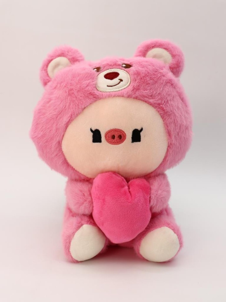 Игрушка мягкая «Pig heart» | Toki