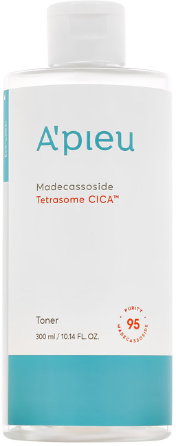 Тонер для лица успокаивающий и восстанавливающий с центеллой азиатской «Tetrasome Cica Toner» | Madecassoside | A'pieu