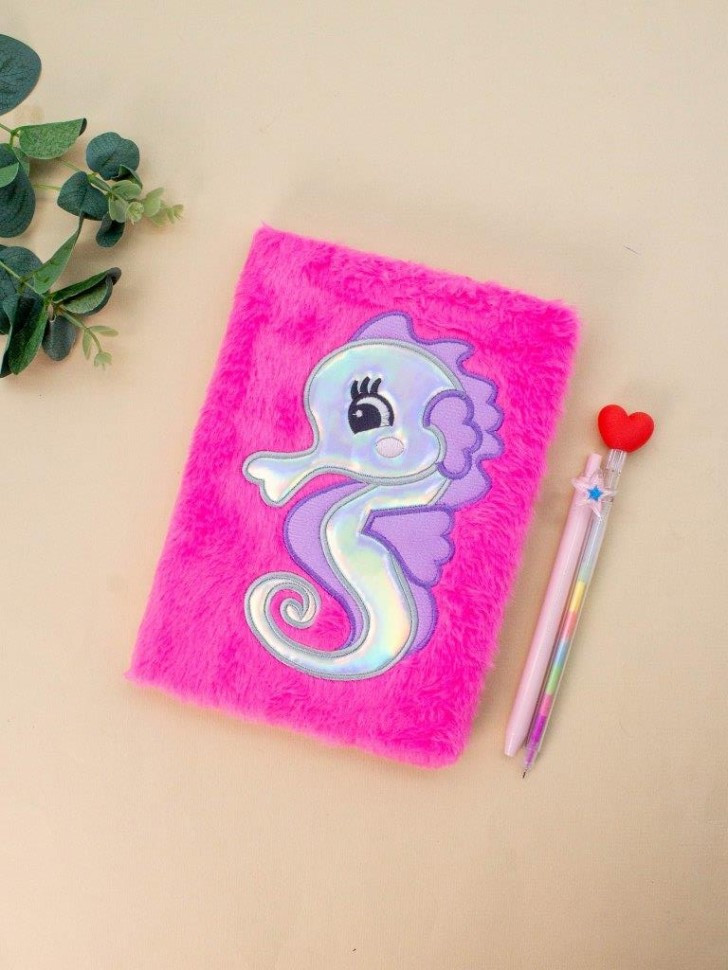 Блокнот плюшевый «Sea horse» | Toki