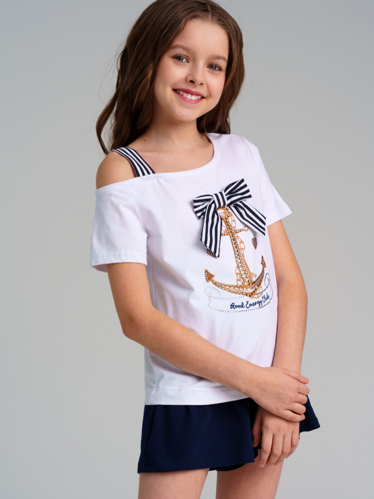 Футболка для девочек | Sea Style | PlayToday
